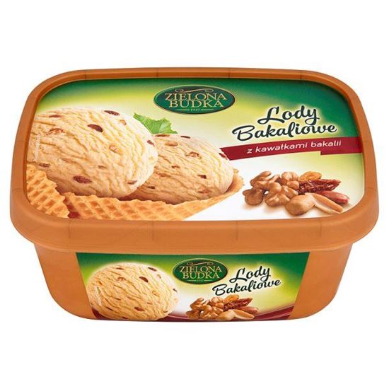Obrazek Zielona Budka Lody bakaliowe z kawałkami bakalii 1000 ml