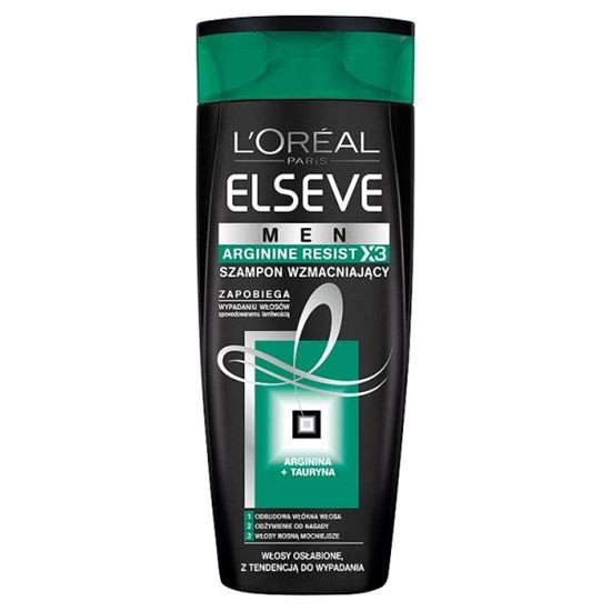 Obrazek L'Oréal Paris Elsève Men Arginine Resist X3 Szampon wzmacniający 400 ml