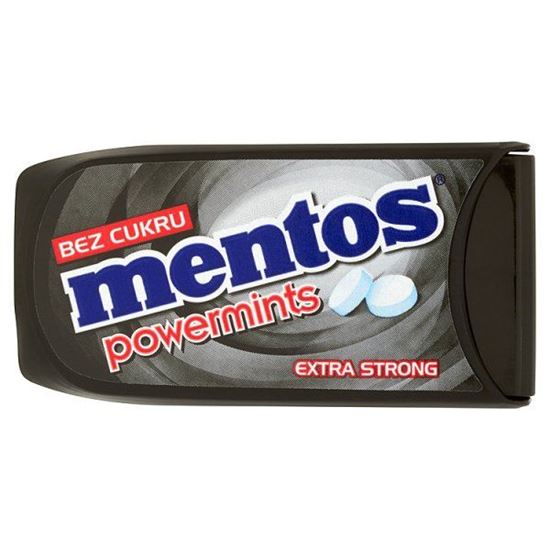 Obrazek Mentos Powermints Odświeżające pastylki bez cukru o smaku silnej mięty 5,7 g