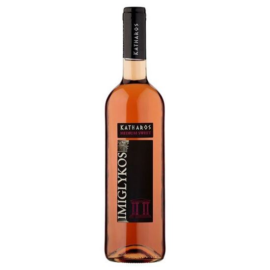 Obrazek Imiglykos Katharos Wino różowe półsłodkie 750 ml