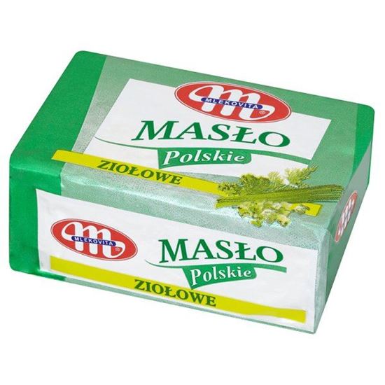 Obrazek Mlekovita Masło Polskie ziołowe 100 g