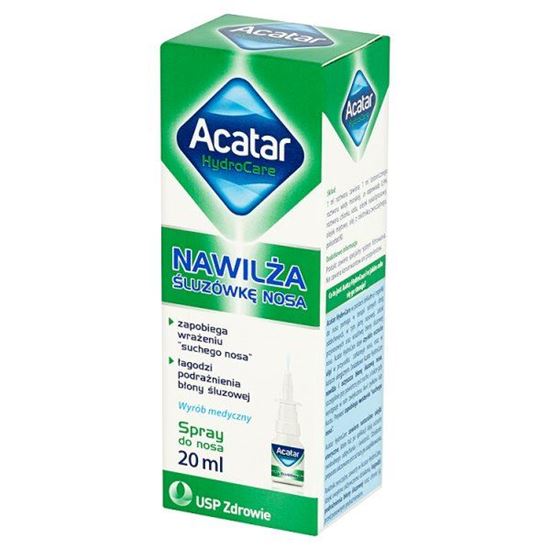 Obrazek Acatar HydroCare Spray do nosa wyrób medyczny 20 ml