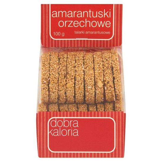 Obrazek Dobra Kaloria Amarantuski orzechowe talarki amarantusowe 100 g