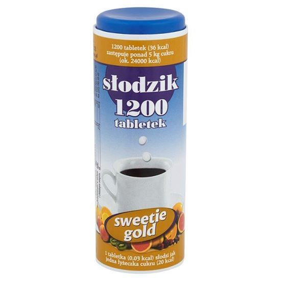 Obrazek Sweetie Gold Słodzik 72 g (1200 tabletek)