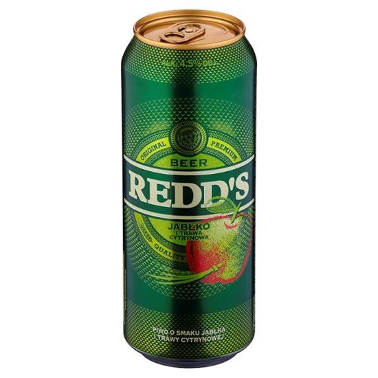 Obrazek Redd's Piwo o smaku jabłka i trawy cytrynowej 500 ml
