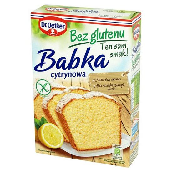 Obrazek Dr. Oetker Babka bez glutenu cytrynowa 351 g