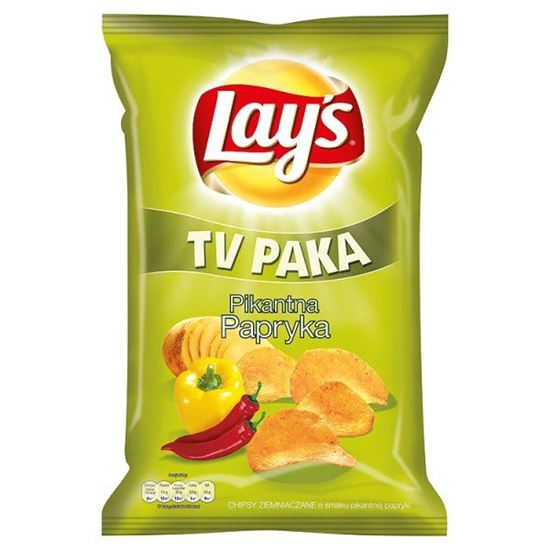 Obrazek Lay's o smaku Pikantna papryka Chipsy ziemniaczane 140 g