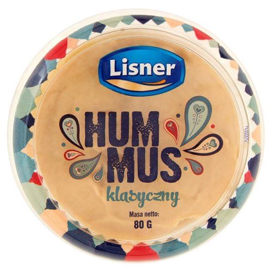Obrazek Lisner Hummus klasyczny 80 g