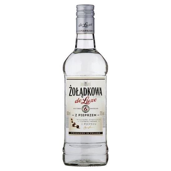 Obrazek Żołądkowa Gorzka de Luxe z pieprzem Wódka smakowa 500 ml