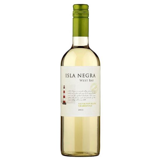 Obrazek Isla Negra West Bay Sauvignon Blanc Chardonnay Wino białe wytrawne chilijskie 750 ml
