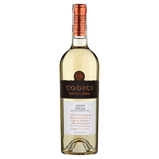 Obrazek Codici Banda Nera Fiano Puglia Wino białe wytrawne włoskie 750 ml