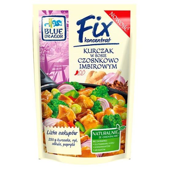 Obrazek Blue Dragon Fix koncentrat Kurczak w sosie czosnkowo-imbirowym 150 g