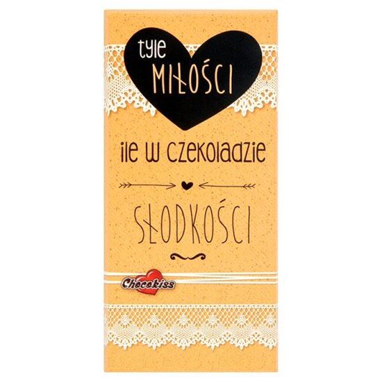 Obrazek Chocokiss Mleczna czekolada bezglutenowa 100 g