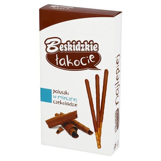 Obrazek Beskidzkie łakocie Paluszki w mlecznej czekoladzie 50 g