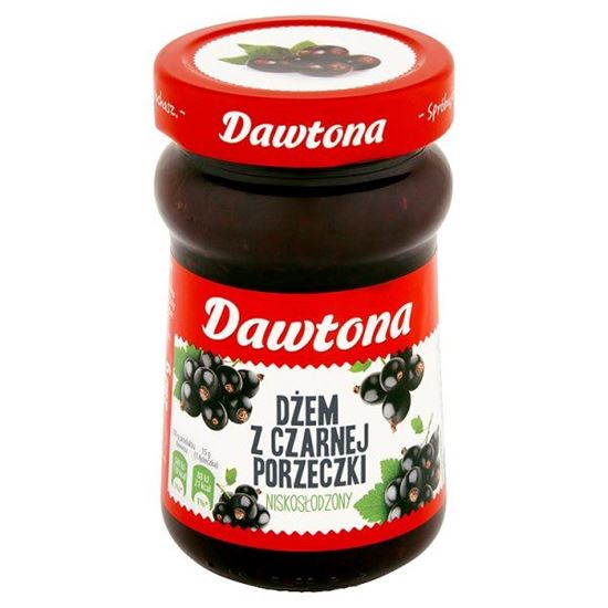 Obrazek Dawtona Dżem z czarnej porzeczki niskosłodzony 280 g