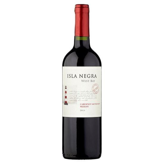 Obrazek Isla Negra West Bay Cabernet Sauvignon Merlot Wino czerwone wytrawne chilijskie 750 ml