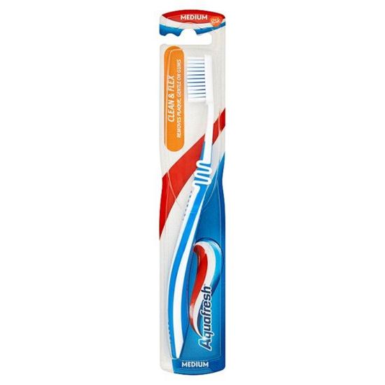 Obrazek Aquafresh Clean & Flex Szczoteczka do zębów Medium