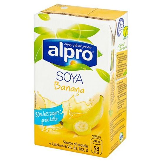 Obrazek Alpro Soya Banana Napój sojowy 250 ml