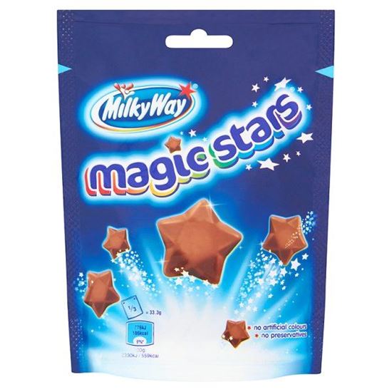 Obrazek Milky Way Magic Stars Gwiazdki z puszystej mlecznej czekolady 100 g