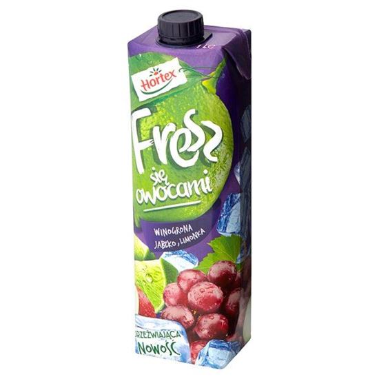 Obrazek Hortex Fresz się owocami Winogrona jabłko limonka Napój 1 l
