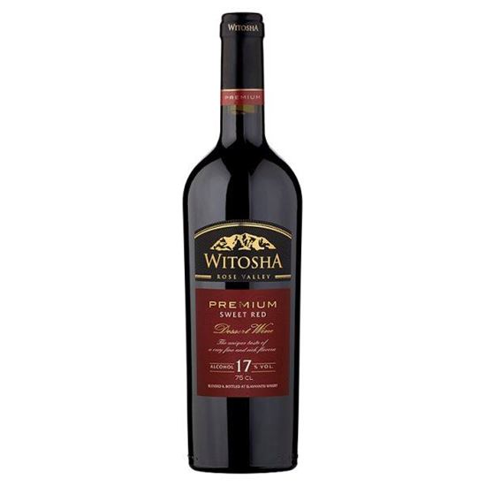 Obrazek Witosha Premium Wino czerwone deserowe słodkie bułgarskie 75 cl
