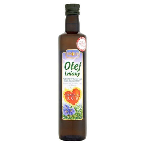 Obrazek Eurolen Olej lniany 500 ml