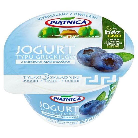 Obrazek Piątnica Jogurt typu greckiego z borówką amerykańską 150 g