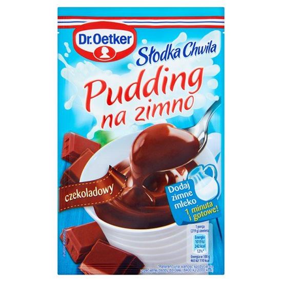 Obrazek Dr. Oetker Słodka Chwila Pudding na zimno czekoladowy 44 g