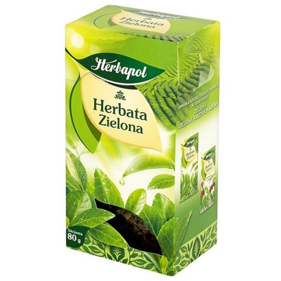 Obrazek Herbapol Herbata zielona liściasta 80 g