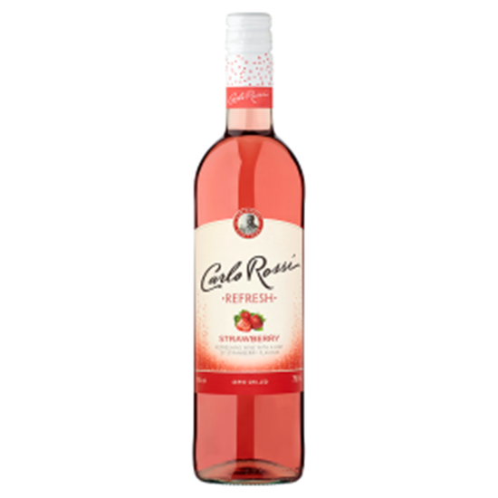 Obrazek Carlo Rossi Refresh Strawberry Aromatyzowany napój na bazie wina 750 ml