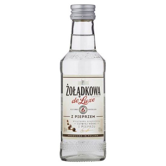 Obrazek Żołądkowa Gorzka de Luxe z pieprzem Wódka smakowa 200 ml