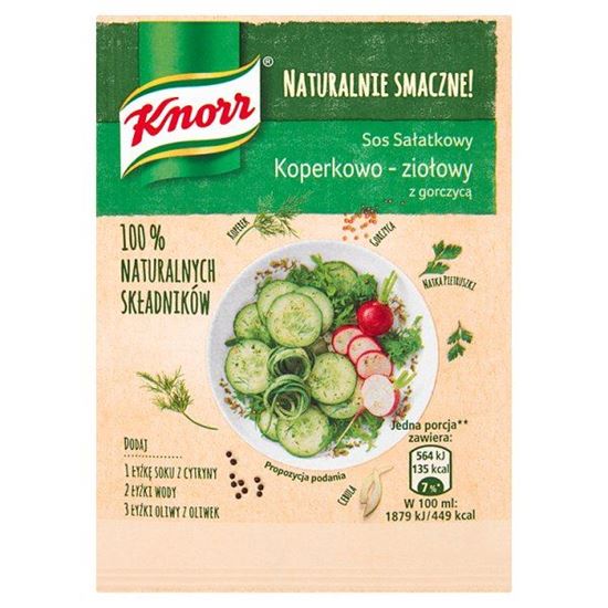 Obrazek Knorr Sos Sałatkowy koperkowo-ziołowy z gorczycą 8,6 g