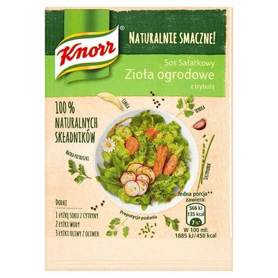 Obrazek Knorr Sos sałatkowy zioła ogrodowe z trybulą 8,7 g