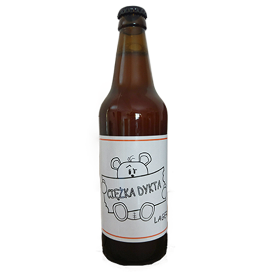 Obrazek Piwo Ciężka Dykta lager 5,2% butelka 500 ml