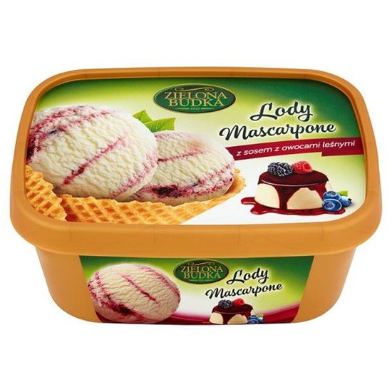 Obrazek Zielona Budka Lody mascarpone z sosem z owocami leśnymi 1000 ml
