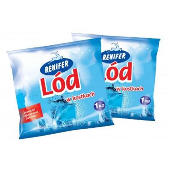 Obrazek Renifer lód w kostkach 1 kg