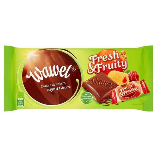 Obrazek Wawel Fresh & Fruity Czekolada mleczna z galaretką 100 g