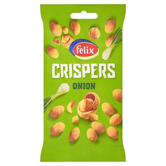 Obrazek Felix Crispers Orzeszki ziemne smażone w skorupce o smaku cebulowym 70 g