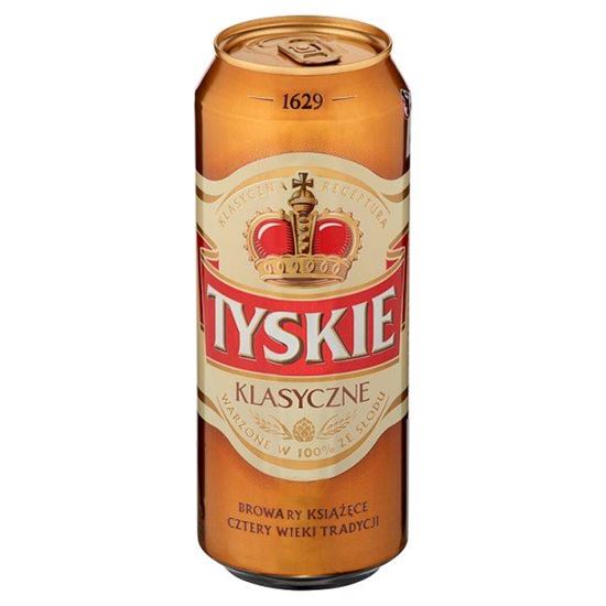 Obrazek Tyskie Klasyczne Piwo jasne 500 ml