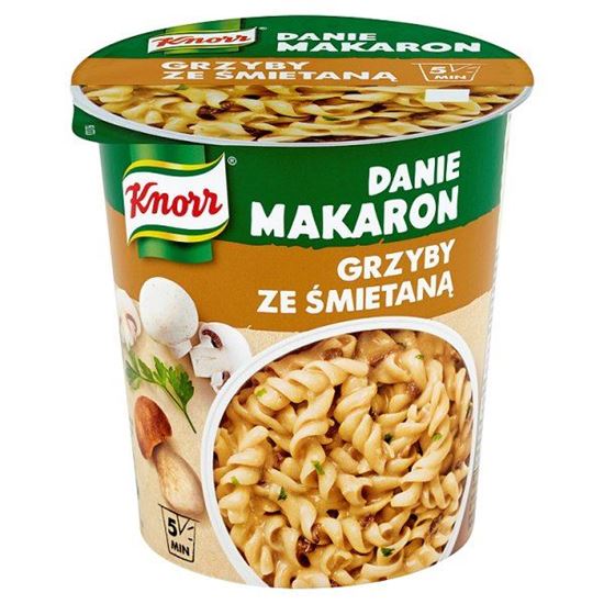 Obrazek Knorr Danie Makaron Grzyby ze śmietaną 70 g