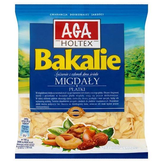 Obrazek Bakalie Migdały płatki 50 g
