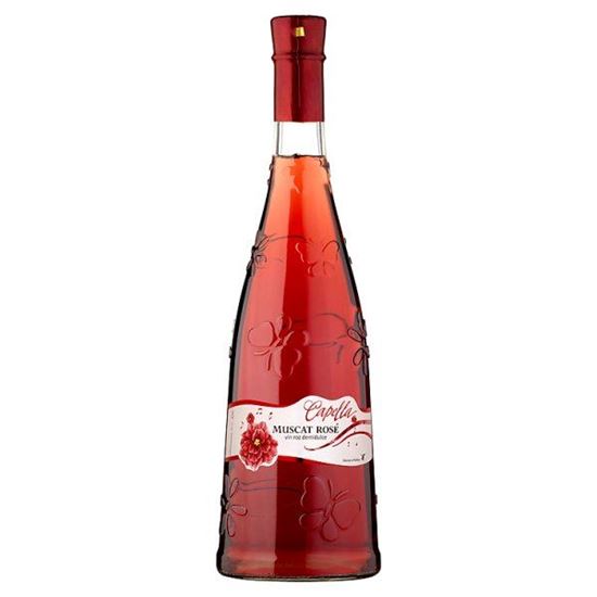 Obrazek Capella Muscat Rosé Wino różowe półsłodkie mołdawskie 750 ml