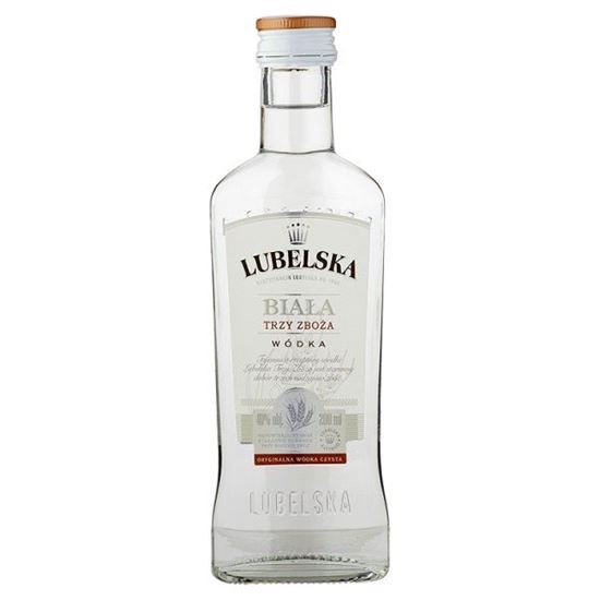 Obrazek Lubelska Biała Trzy Zboża Wódka 200 ml