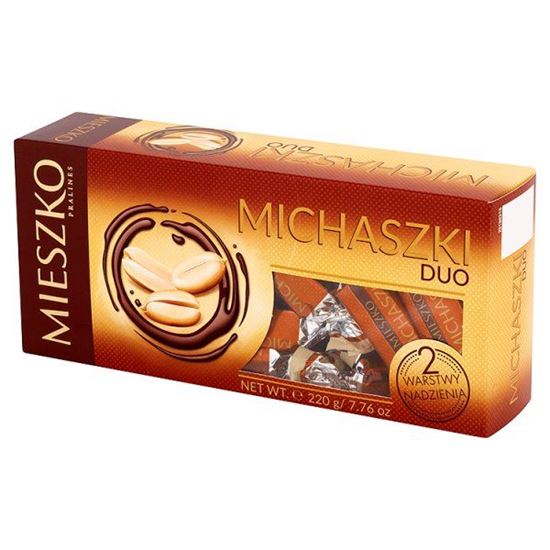 Obrazek Mieszko Michaszki Duo Cukierki z orzeszkami arachidowymi w czekoladzie 220 g