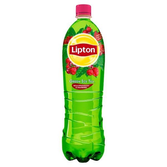 Obrazek Lipton Ice Tea Green Wild Strawberry & Cranberry Napój niegazowany 1,5 l