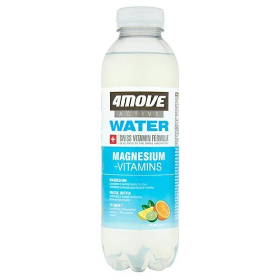 Obrazek 4Move Active Water Magnez + Witaminy Napój niegazowany o smaku cytrusowym 556 ml
