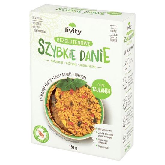 Obrazek Livity Szybkie danie bezglutenowe smak Tajlandii 181 g