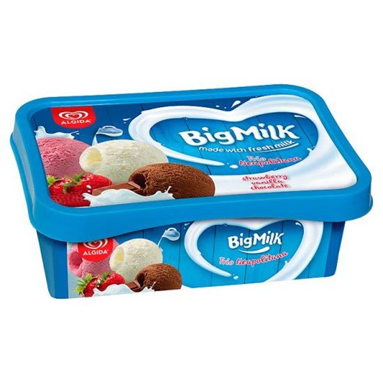 Obrazek Algida Big Milk Trio Neapolitana Lody 1000 ml