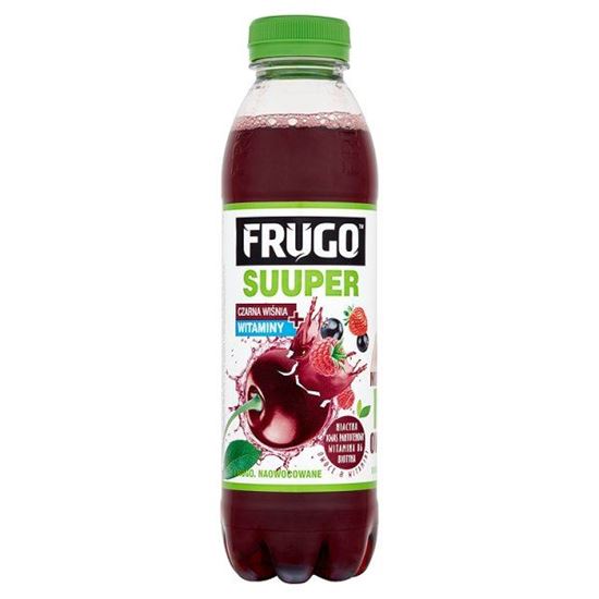 Obrazek Frugo Suuper Czarna wiśnia + witaminy Napój niegazowany 500 ml