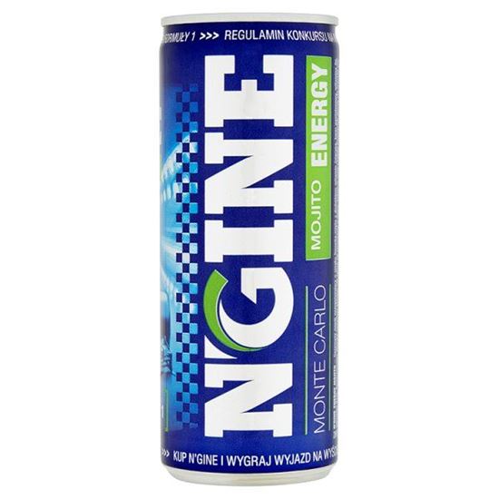 Obrazek N'Gine Mojito Energy Gazowany napój energetyzujący 250 ml